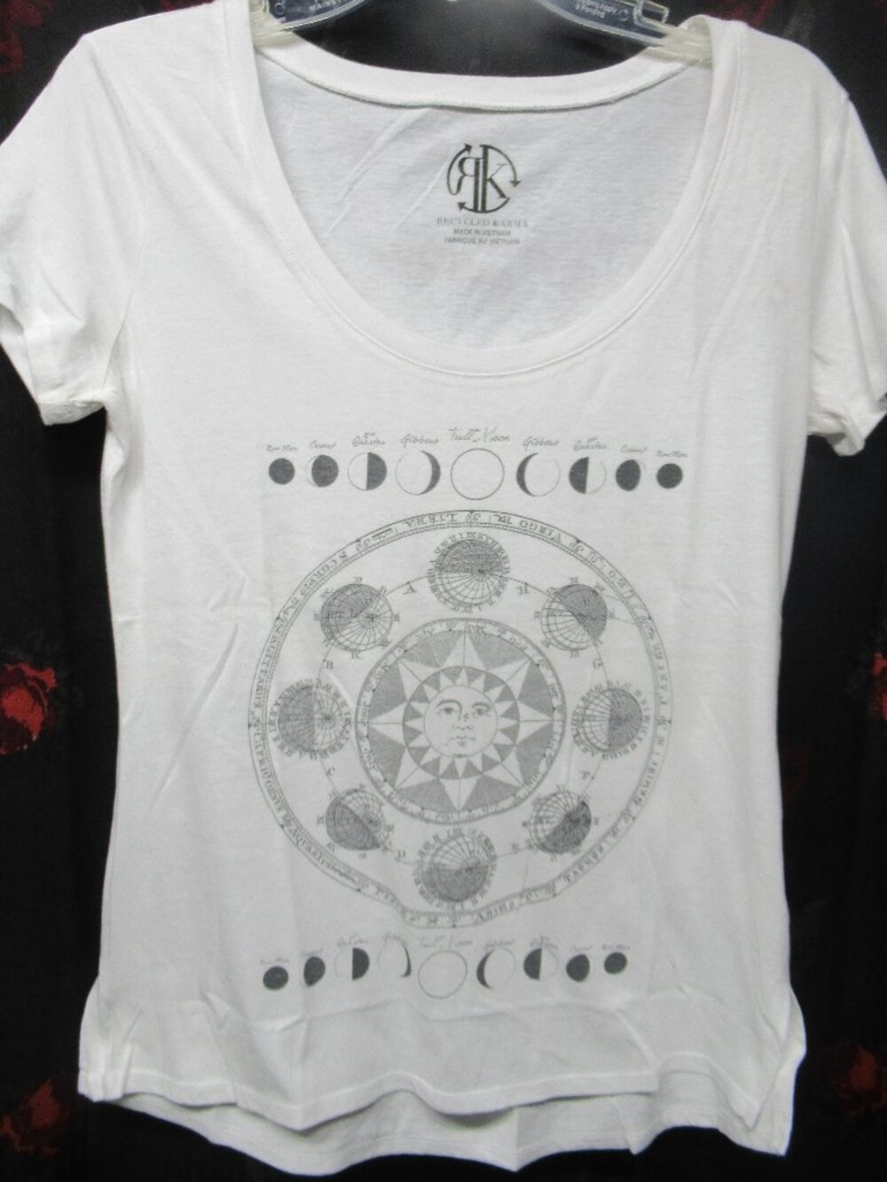 White Celestial Zodiac Tee